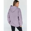 imageTrendy Queen Womens Oversized Hoodies Fleece Hooded Sweatshirts Casual Pullover Fall Winter Outfits Long Sleeve Tops 2025Lightpurple