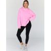 imageTrendy Queen Womens Oversized Hoodies Fleece Hooded Sweatshirts Casual Pullover Fall Winter Outfits Long Sleeve Tops 2025Pink