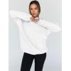 imageTrendy Queen Womens Oversized Hoodies Fleece Hooded Sweatshirts Casual Pullover Fall Winter Outfits Long Sleeve Tops 2025White
