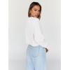 imageTrendy Queen Cropped Sweatshirts for Women Oversized Crewneck Sweaters Long Sleeve Tops Fall Winter Clothes 2024White