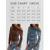imageTrendy Queen Womens Off The Shoulder Ruched Crop Tops Long Sleeve Shirts Going Out Y2k Fall Winter Clothes Black M
