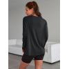 imageTrendy Queen Womens Oversized Long Sleeve T Shirts 2025 Basic Crewneck Tee Fall Tops Casual Workout Y2K ClothesBlack