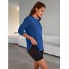 imageTrendy Queen Womens Oversized Long Sleeve T Shirts 2025 Basic Crewneck Tee Fall Tops Casual Workout Y2K ClothesBlue