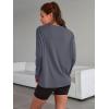 imageTrendy Queen Womens Oversized Long Sleeve T Shirts 2025 Basic Crewneck Tee Fall Tops Casual Workout Y2K ClothesDeepgrey