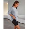imageTrendy Queen Womens Oversized Long Sleeve T Shirts 2025 Basic Crewneck Tee Fall Tops Casual Workout Y2K ClothesGrey