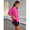 imageTrendy Queen Womens Oversized Long Sleeve T Shirts 2025 Basic Crewneck Tee Fall Tops Casual Workout Y2K ClothesHotpink