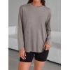 imageTrendy Queen Womens Oversized Long Sleeve T Shirts 2025 Basic Crewneck Tee Fall Tops Casual Workout Y2K ClothesNetmeg