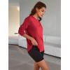 imageTrendy Queen Womens Oversized Long Sleeve T Shirts 2025 Basic Crewneck Tee Fall Tops Casual Workout Y2K ClothesRed