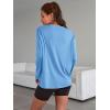 imageTrendy Queen Womens Oversized Long Sleeve T Shirts 2025 Basic Crewneck Tee Fall Tops Casual Workout Y2K ClothesSkyblue