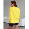 imageTrendy Queen Womens Oversized Long Sleeve T Shirts 2025 Basic Crewneck Tee Fall Tops Casual Workout Y2K ClothesYellow
