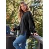 imageTrendy Queen Womens Oversized Sweatshirts Hoodies Crewneck Shirts Fall Outfits Teen Girls Y2k Winter ClothesBlack