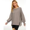 imageTrendy Queen Womens Oversized Sweatshirts Hoodies Crewneck Shirts Fall Outfits Teen Girls Y2k Winter ClothesCoffeegrey