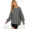 imageTrendy Queen Womens Oversized Sweatshirts Hoodies Crewneck Shirts Fall Outfits Teen Girls Y2k Winter ClothesDarkgrey