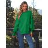 imageTrendy Queen Womens Oversized Sweatshirts Hoodies Crewneck Shirts Fall Outfits Teen Girls Y2k Winter ClothesGrassgreen