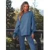 imageTrendy Queen Womens Oversized Sweatshirts Hoodies Crewneck Shirts Fall Outfits Teen Girls Y2k Winter ClothesGreyblue