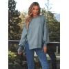 imageTrendy Queen Womens Oversized Sweatshirts Hoodies Crewneck Shirts Fall Outfits Teen Girls Y2k Winter ClothesGreygreen