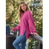 imageTrendy Queen Womens Oversized Sweatshirts Hoodies Crewneck Shirts Fall Outfits Teen Girls Y2k Winter ClothesHotpink