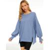 imageTrendy Queen Womens Oversized Sweatshirts Hoodies Crewneck Shirts Fall Outfits Teen Girls Y2k Winter ClothesLightblue