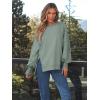 imageTrendy Queen Womens Oversized Sweatshirts Hoodies Crewneck Shirts Fall Outfits Teen Girls Y2k Winter ClothesLightgreen