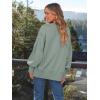 imageTrendy Queen Womens Oversized Sweatshirts Hoodies Crewneck Shirts Fall Outfits Teen Girls Y2k Winter ClothesLightgreen