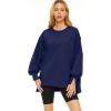 imageTrendy Queen Womens Oversized Sweatshirts Hoodies Crewneck Shirts Fall Outfits Teen Girls Y2k Winter ClothesNavyblue
