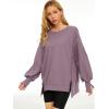 imageTrendy Queen Womens Oversized Sweatshirts Hoodies Crewneck Shirts Fall Outfits Teen Girls Y2k Winter ClothesNutmeg