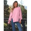 imageTrendy Queen Womens Oversized Sweatshirts Hoodies Crewneck Shirts Fall Outfits Teen Girls Y2k Winter ClothesPink