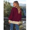 imageTrendy Queen Womens Oversized Sweatshirts Hoodies Crewneck Shirts Fall Outfits Teen Girls Y2k Winter ClothesStripedblack