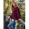 imageTrendy Queen Womens Oversized Sweatshirts Hoodies Crewneck Shirts Fall Outfits Teen Girls Y2k Winter ClothesStripedblack