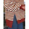 imageTrendy Queen Womens Oversized Sweatshirts Hoodies Crewneck Shirts Fall Outfits Teen Girls Y2k Winter ClothesStripedred