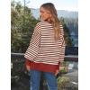 imageTrendy Queen Womens Oversized Sweatshirts Hoodies Crewneck Shirts Fall Outfits Teen Girls Y2k Winter ClothesStripedred