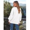 imageTrendy Queen Womens Oversized Sweatshirts Hoodies Crewneck Shirts Fall Outfits Teen Girls Y2k Winter ClothesWhite