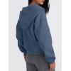 imageTrendy Queen Zip Up Hoodies For Women Cropped Sweatshirts Fall Fashion Outfits 2025 Y2k Fleece Teen Girls ClothesGrey Blue