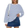 Striped Blue