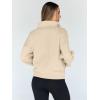 imageTrendy Queen Sweatshirts Half Zip Pullover Quarter Zip Oversized Hoodies Sweaters Comfy Fall Outfits 2025 Y2K Winter ClothesApricot