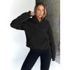 imageTrendy Queen Sweatshirts Half Zip Pullover Quarter Zip Oversized Hoodies Sweaters Comfy Fall Outfits 2025 Y2K Winter ClothesBlack