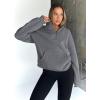 imageTrendy Queen Sweatshirts Half Zip Pullover Quarter Zip Oversized Hoodies Sweaters Comfy Fall Outfits 2025 Y2K Winter ClothesDarkgrey