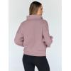 imageTrendy Queen Sweatshirts Half Zip Pullover Quarter Zip Oversized Hoodies Sweaters Comfy Fall Outfits 2025 Y2K Winter ClothesDarkpink