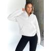 imageTrendy Queen Sweatshirts Half Zip Pullover Quarter Zip Oversized Hoodies Sweaters Comfy Fall Outfits 2025 Y2K Winter ClothesWhite