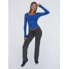 imageTrendy Queen Womens Long Sleeve Shirts Crop Tops Basic Tight Slim Fit Y2K T Shirts Winter Clothes 2024Royal Blue