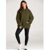 imageTrendy Queen Womens Oversized Hoodies Fleece Sweatshirts Long Sleeve Sweaters Pullover Fall Outfits Winter ClothesArmy Green