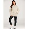 imageTrendy Queen Womens Oversized Hoodies Fleece Sweatshirts Long Sleeve Sweaters Pullover Fall Outfits Winter ClothesBeige