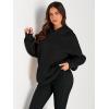 imageTrendy Queen Womens Oversized Hoodies Fleece Sweatshirts Long Sleeve Sweaters Pullover Fall Outfits Winter ClothesBlack