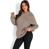imageTrendy Queen Womens Oversized Hoodies Fleece Sweatshirts Long Sleeve Sweaters Pullover Fall Outfits Winter ClothesCoffee Grey