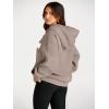 imageTrendy Queen Womens Oversized Hoodies Fleece Sweatshirts Long Sleeve Sweaters Pullover Fall Outfits Winter ClothesCoffeegrey Beigetrd