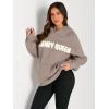 imageTrendy Queen Womens Oversized Hoodies Fleece Sweatshirts Long Sleeve Sweaters Pullover Fall Outfits Winter ClothesCoffeegrey Beigetrd