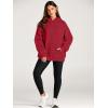 imageTrendy Queen Womens Oversized Hoodies Fleece Sweatshirts Long Sleeve Sweaters Pullover Fall Outfits Winter ClothesFiery Red