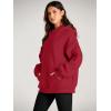 imageTrendy Queen Womens Oversized Hoodies Fleece Sweatshirts Long Sleeve Sweaters Pullover Fall Outfits Winter ClothesFiery Red