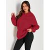 imageTrendy Queen Womens Oversized Hoodies Fleece Sweatshirts Long Sleeve Sweaters Pullover Fall Outfits Winter ClothesFiery Red