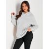 imageTrendy Queen Womens Oversized Hoodies Fleece Sweatshirts Long Sleeve Sweaters Pullover Fall Outfits Winter ClothesGrey